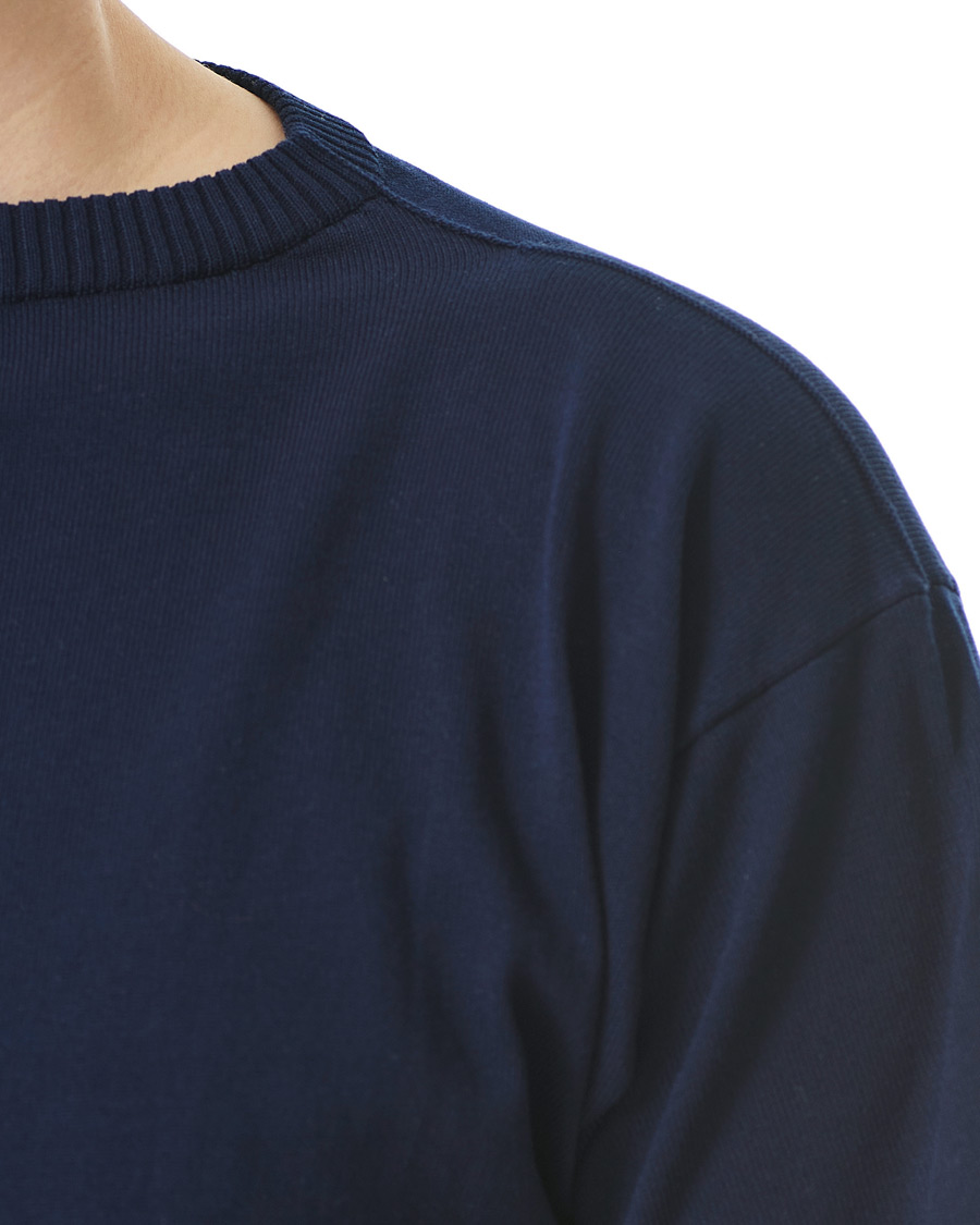 Homme | T-shirts | Andersen-Andersen | Boatsman Short Sleeve Tee Royal Blue