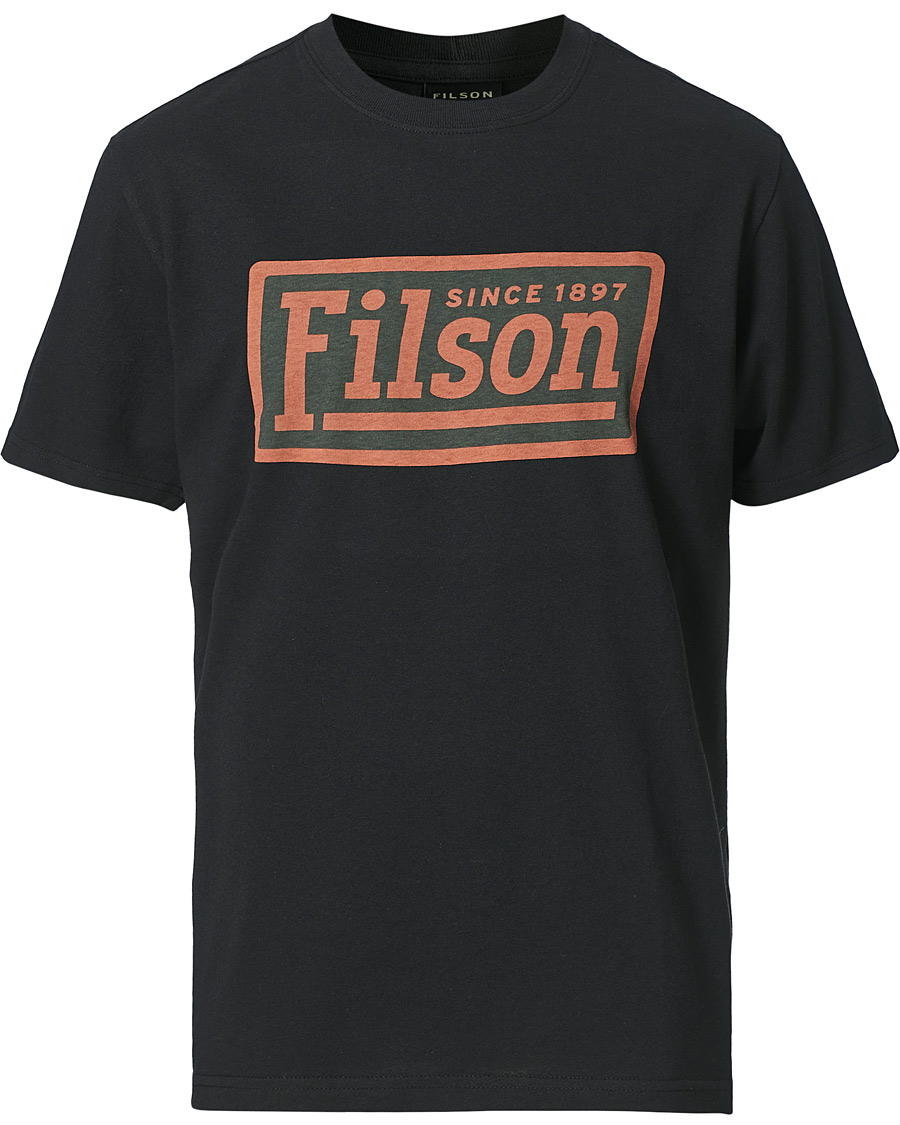 Heren | T-shirts | Filson | Made In USA Pioneer Graphic Tee Black