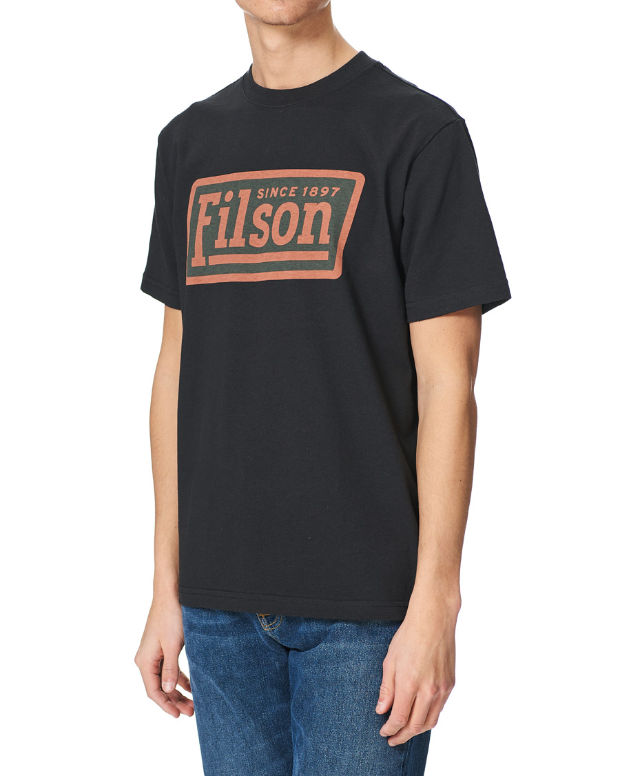 Heren | T-shirts | Filson | Made In USA Pioneer Graphic Tee Black
