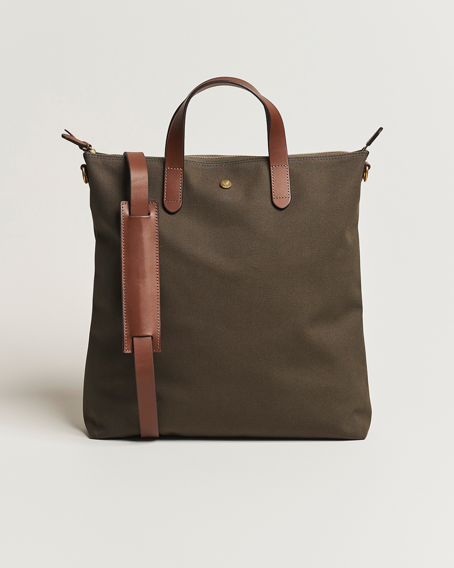 Homme | Sacs | Mismo | M/S Canvas Shopper Army/Cuoio