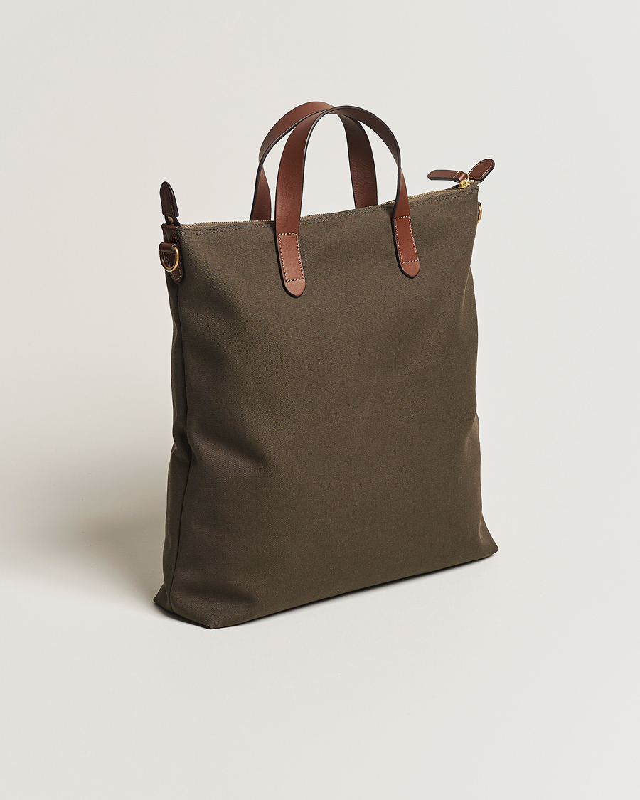 Homme | Sacs | Mismo | M/S Canvas Shopper Army/Cuoio