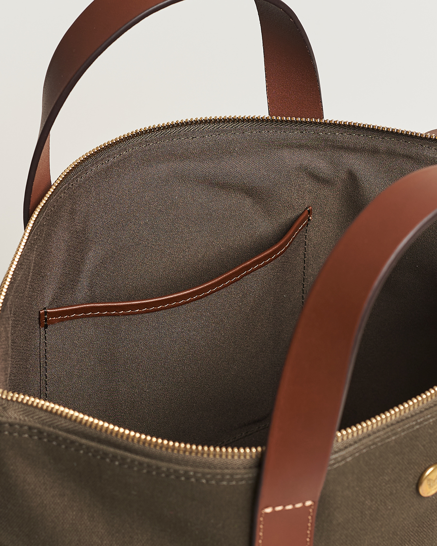 Homme | Sacs | Mismo | M/S Canvas Shopper Army/Cuoio