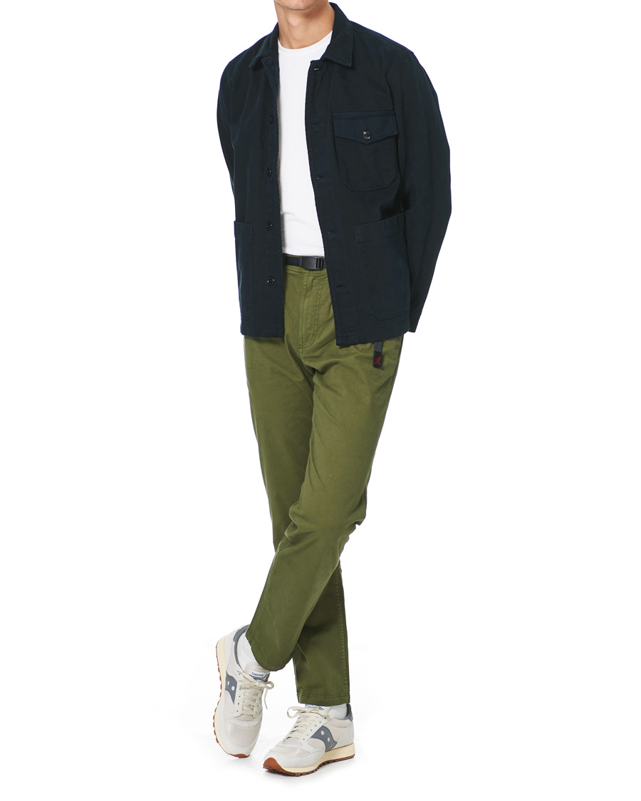 Homme | Pantalons | Gramicci | Stretch Twill NN Cropped Pants Olive