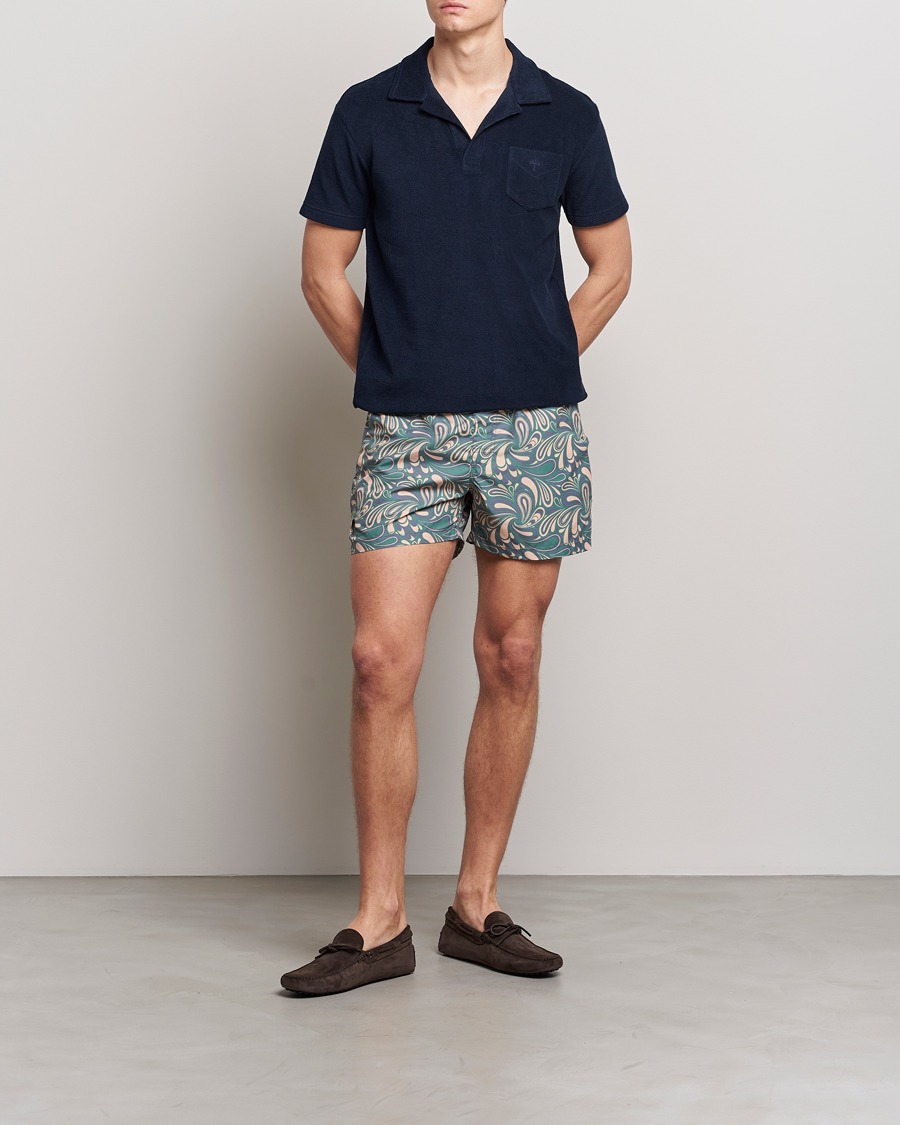 Homme | Maillots De Bain | OAS | Printed Swimshorts Woodstock