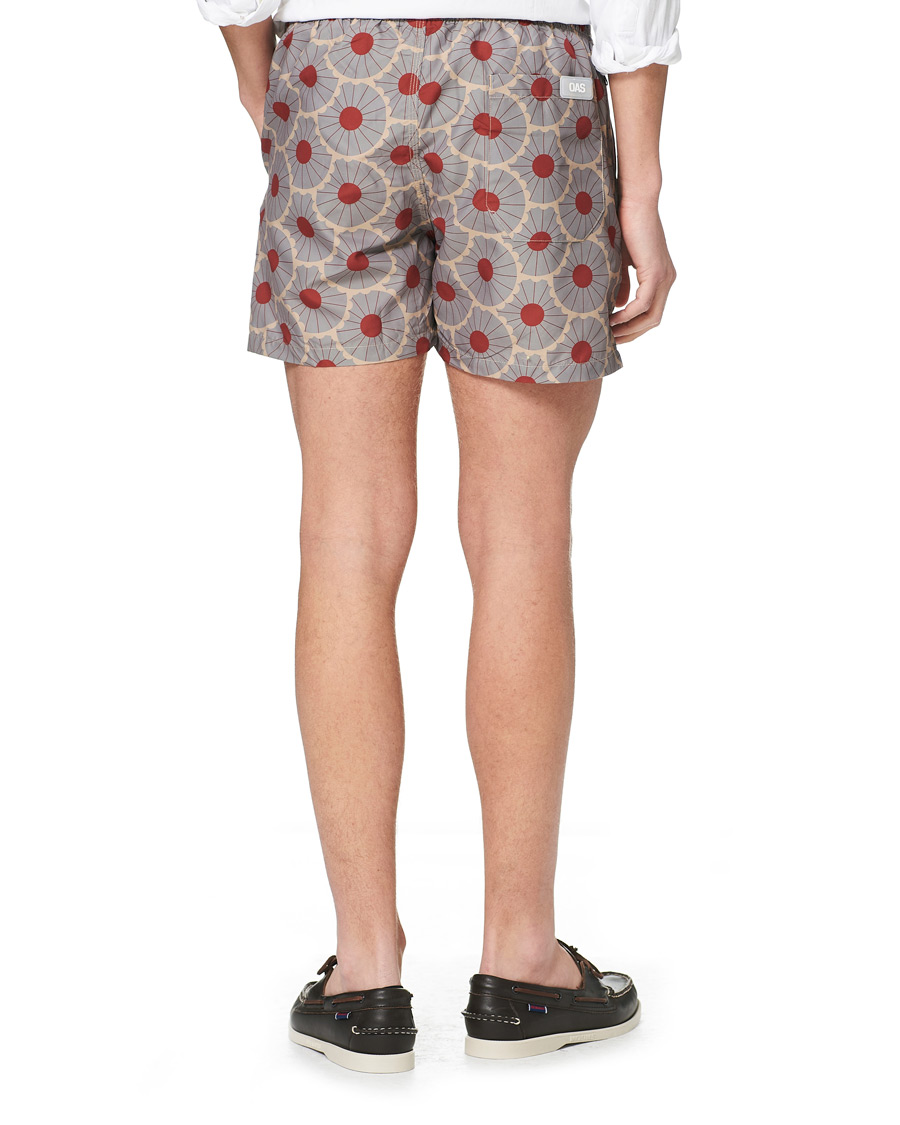 Homme | Maillots De Bain | OAS | Printed Swim Shorts Grey Gatsby