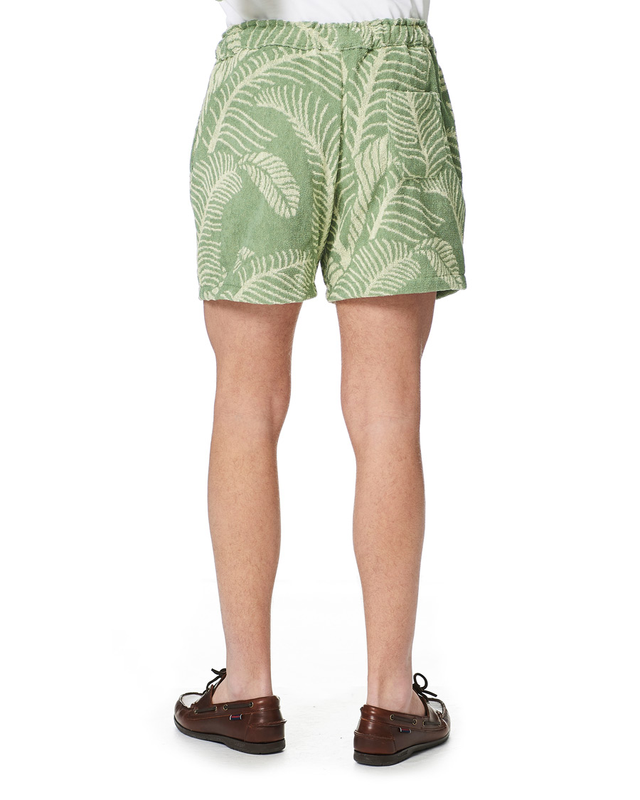 Homme | Shorts | OAS | Banana Leaf Terry Shorts Green