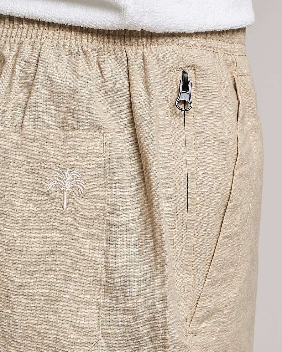Heren | Broeken | OAS | Linen Long Pants Beige
