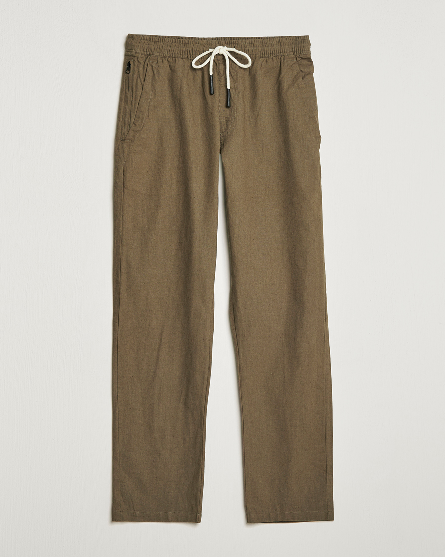 Homme | Pantalons | OAS | Linen Long Pants Army