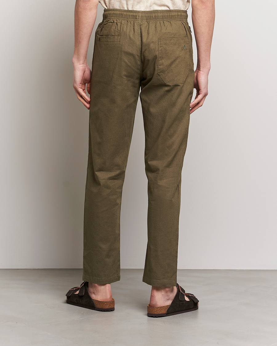 Homme | Pantalons | OAS | Linen Long Pants Army