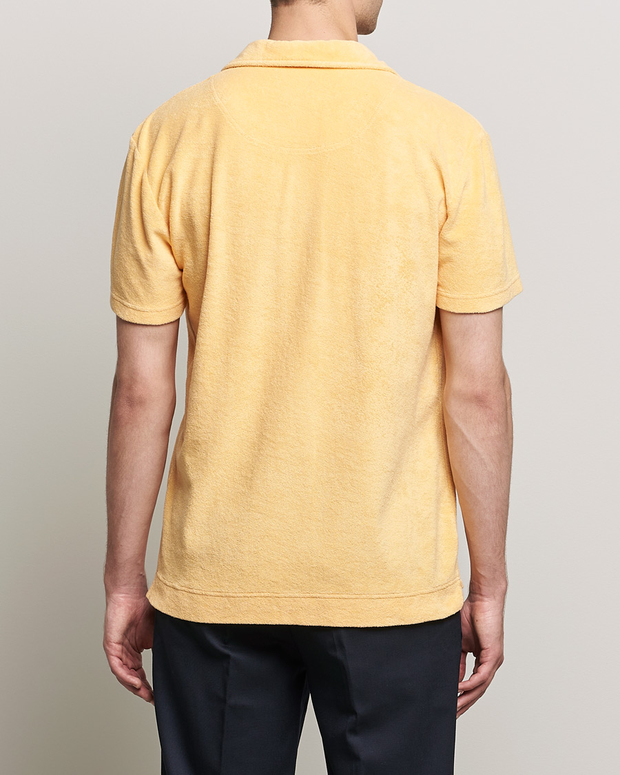 Homme | Polos | OAS | Short Sleeve Terry Polo Peach