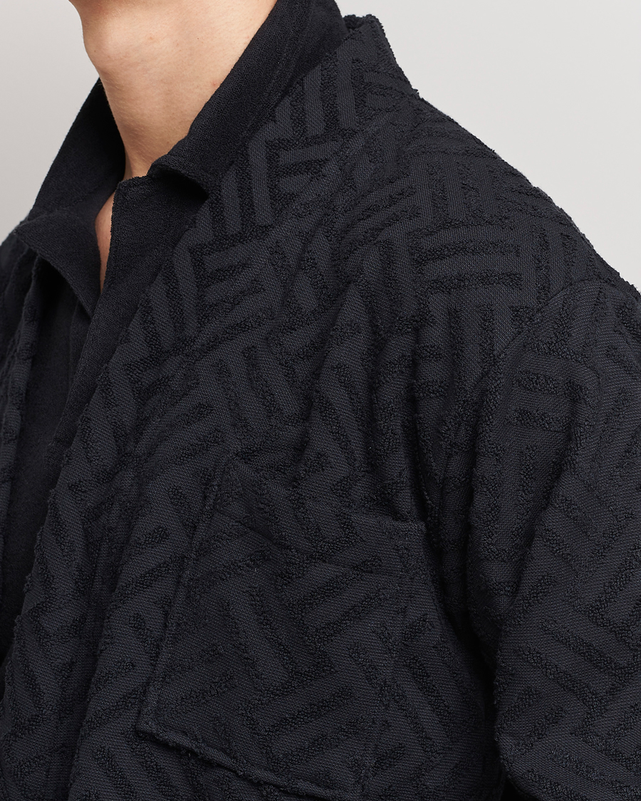 Homme | Peignoirs Et Pyjamas | OAS | Terry Robe Black Crossroad
