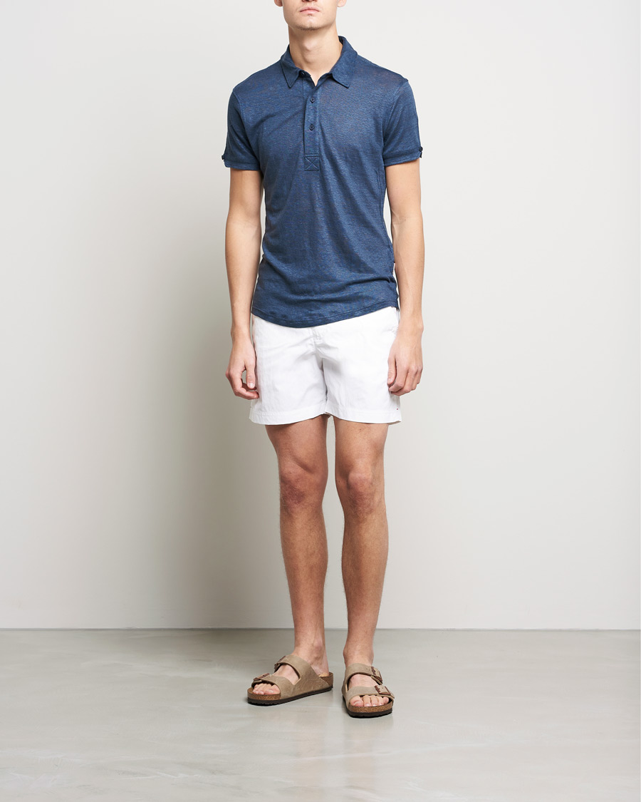 Heren | Zwembroek | Orlebar Brown | Bulldog II Medium Length Swim Shorts White