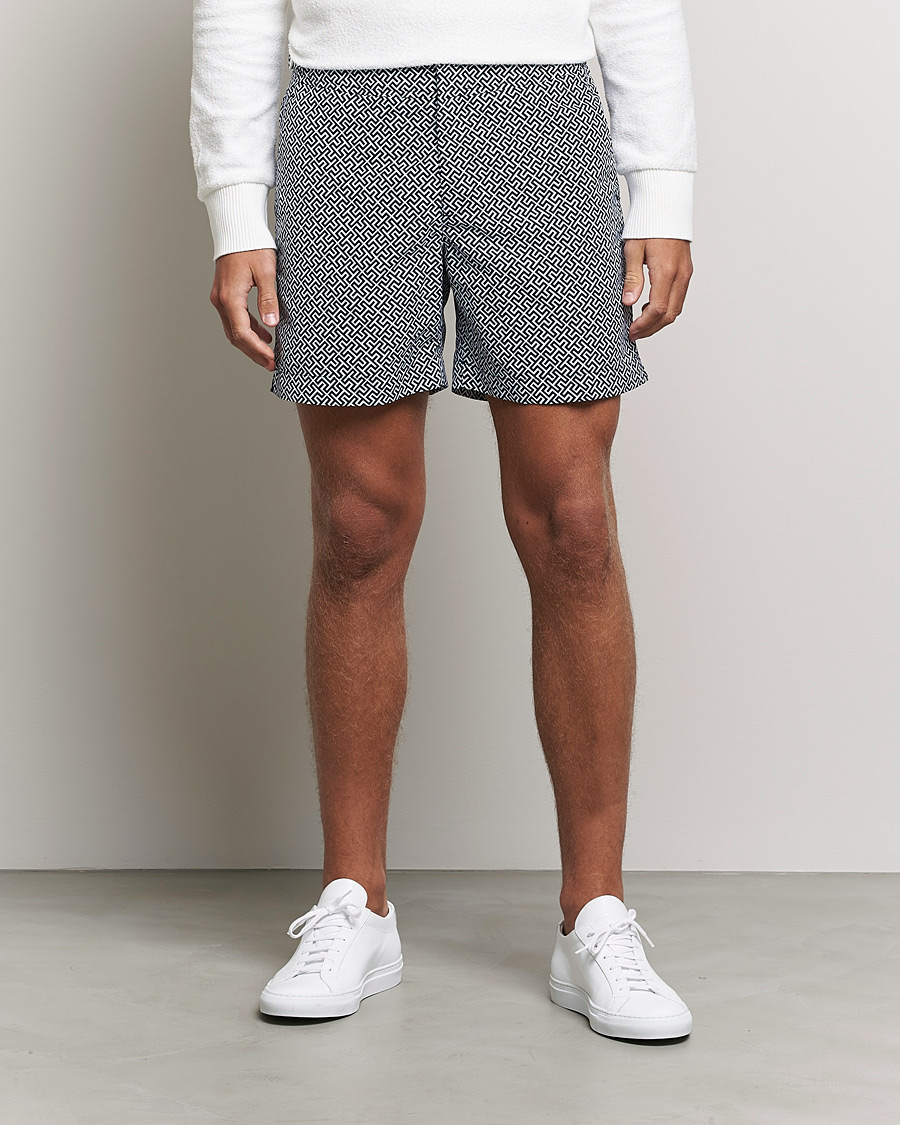 Homme | Orlebar Brown Bulldog Narin Medium Length Swim Shorts Navy | Orlebar Brown | Bulldog Narin Medium Length Swim Shorts Navy