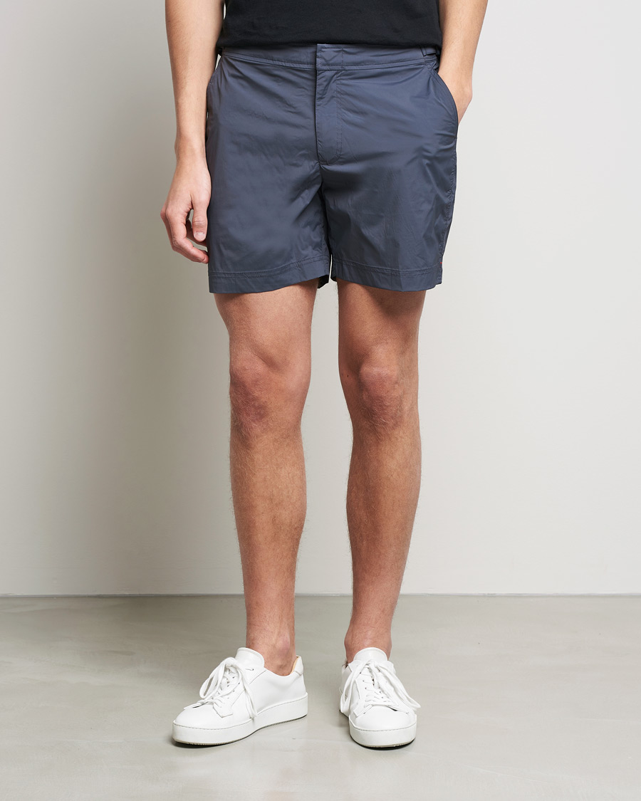 Heren | Orlebar Brown Bulldog Sport Swim Shorts Ebony | Orlebar Brown | Bulldog Sport Swim Shorts Ebony