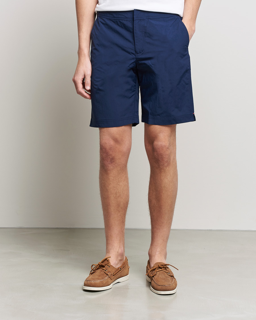 Homme | Maillots De Bain | Orlebar Brown | Dane III Long Leg Swim Shorts Navy