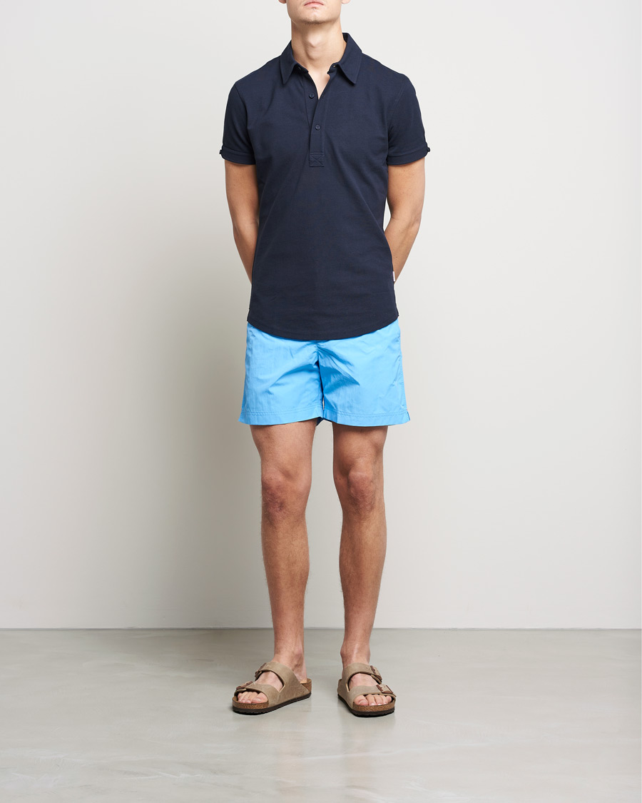 Homme | Polos | Orlebar Brown | Sebastian Tailored Cotton Polo Navy