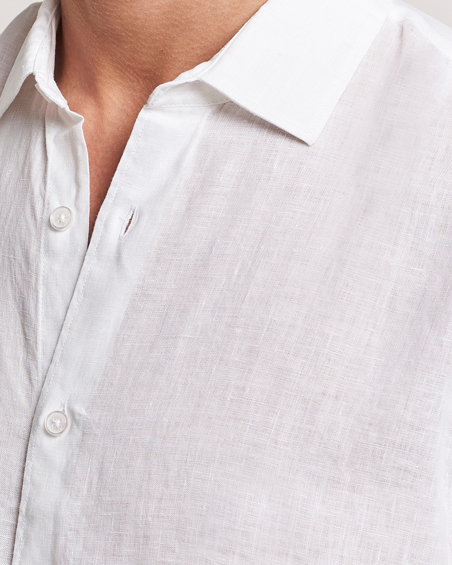 Homme | Chemises | Orlebar Brown | Giles Linen CLS Shirt White