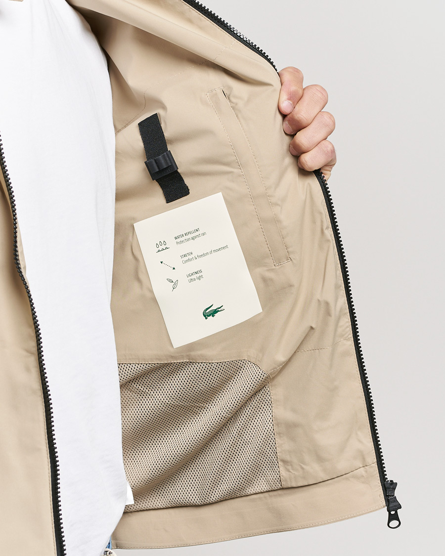 Homme | Manteaux Et Vestes | Lacoste | Zippered Water Resistant Jacket Liana