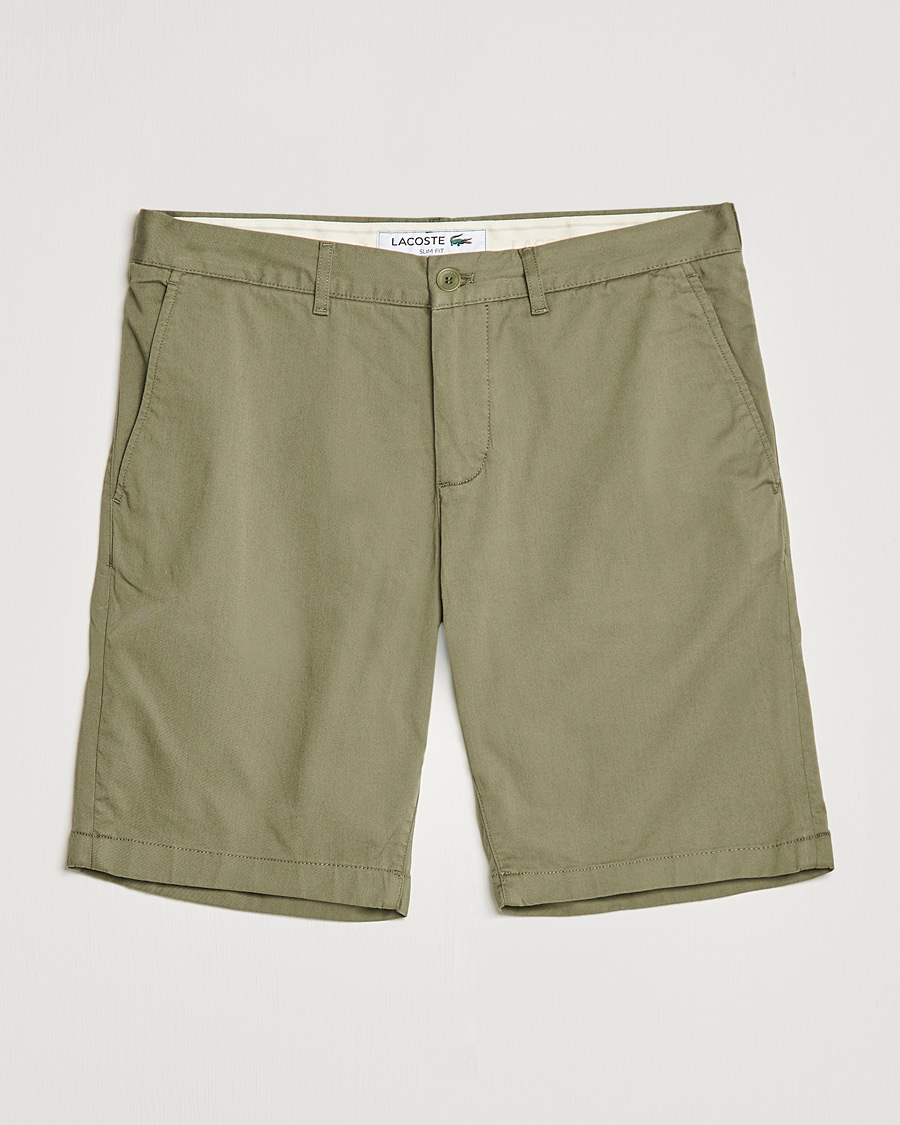 Homme | Shorts | Lacoste | Slim Fit Stretch Cotton Bermuda Shorts Tank