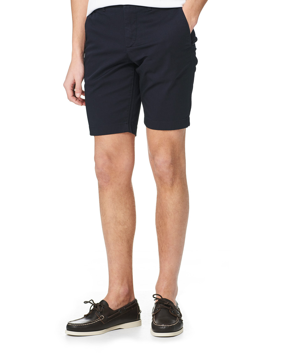 Homme | Shorts | Lacoste | Slim Fit Stretch Cotton Bermuda Shorts Navy Blue