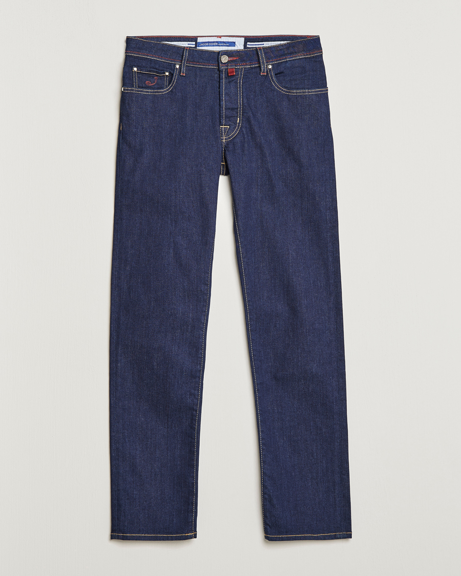 Heren | Jeans | Jacob Cohën | Bard 688 Slim Fit Stretch Jeans Rinse