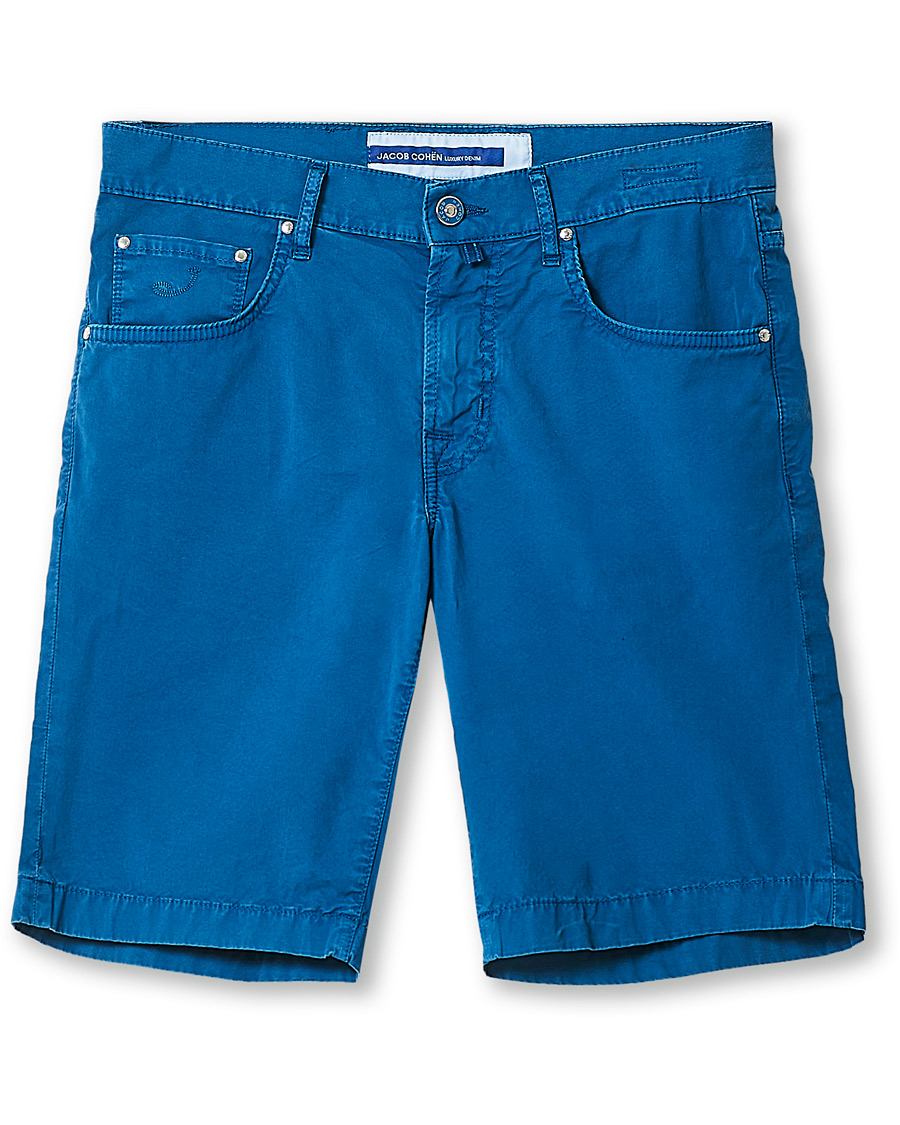 Homme | Shorts | Jacob Cohën | Nicolas Cotton Shorts Blue