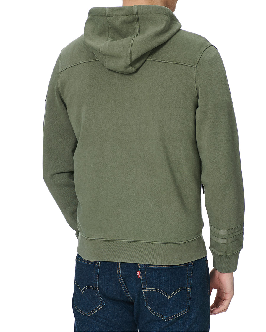 Homme | Pulls Et Tricots | Aeronautica Militare | Felpa Zip Hoodie Verde Military