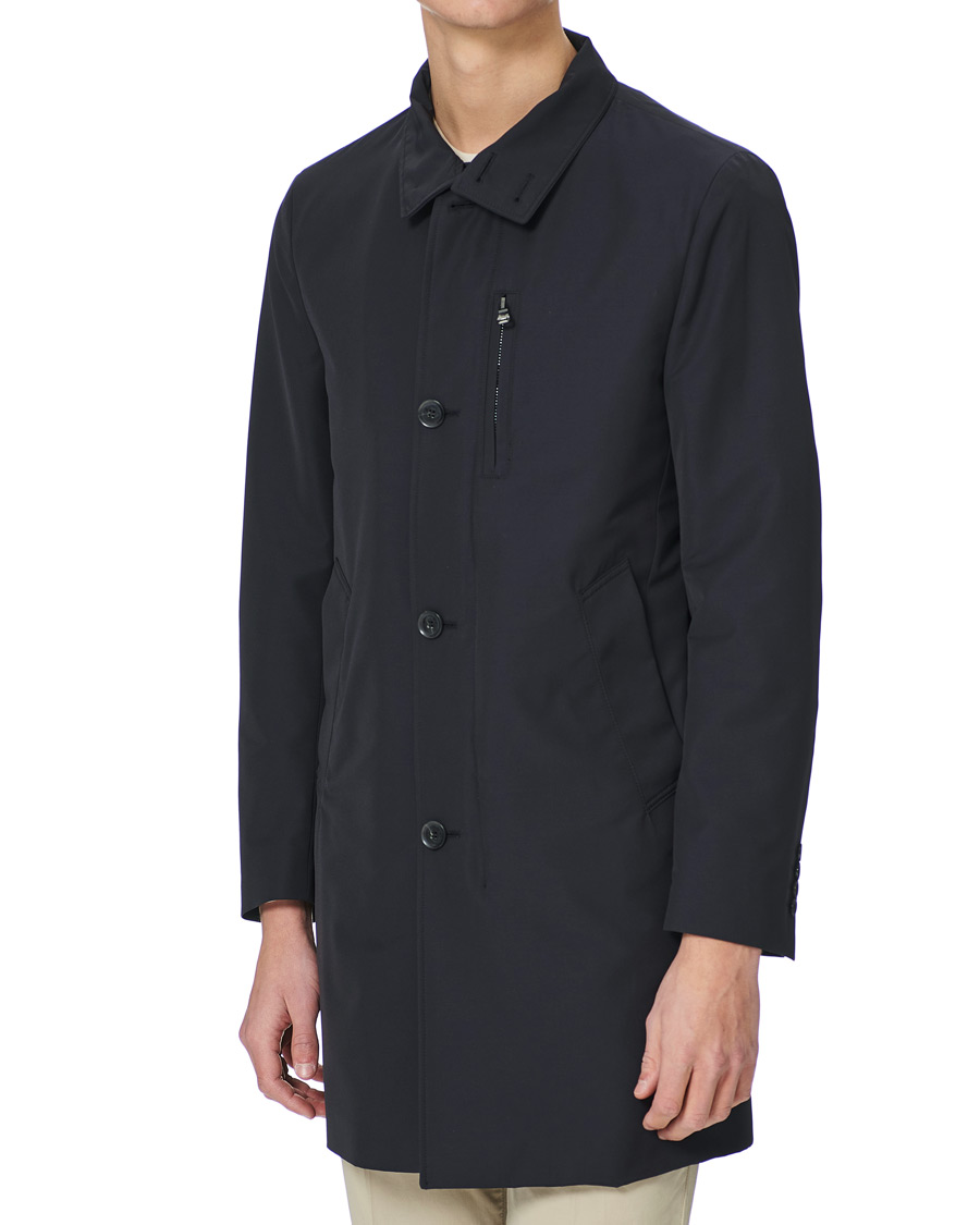 Homme | Manteaux Et Vestes | Oscar Jacobson | Landon Nylon Coat Navy