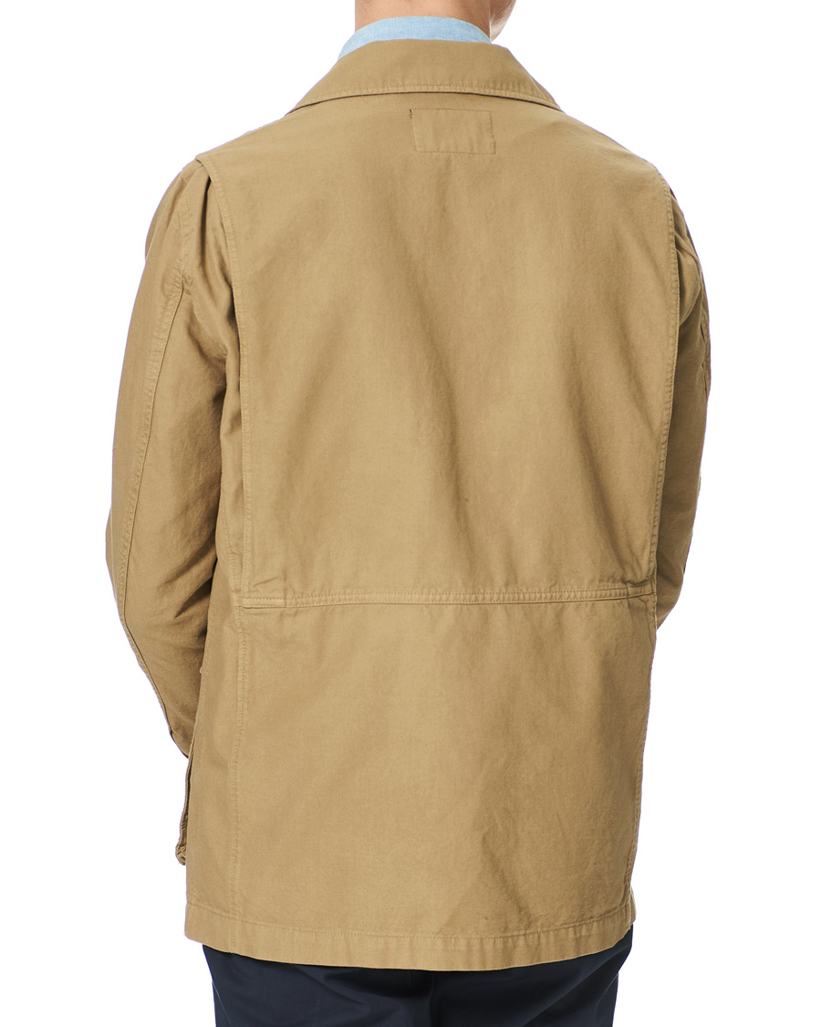 Homme | Manteaux Et Vestes | Oscar Jacobson | Wester Cotton Field Jacket Beige
