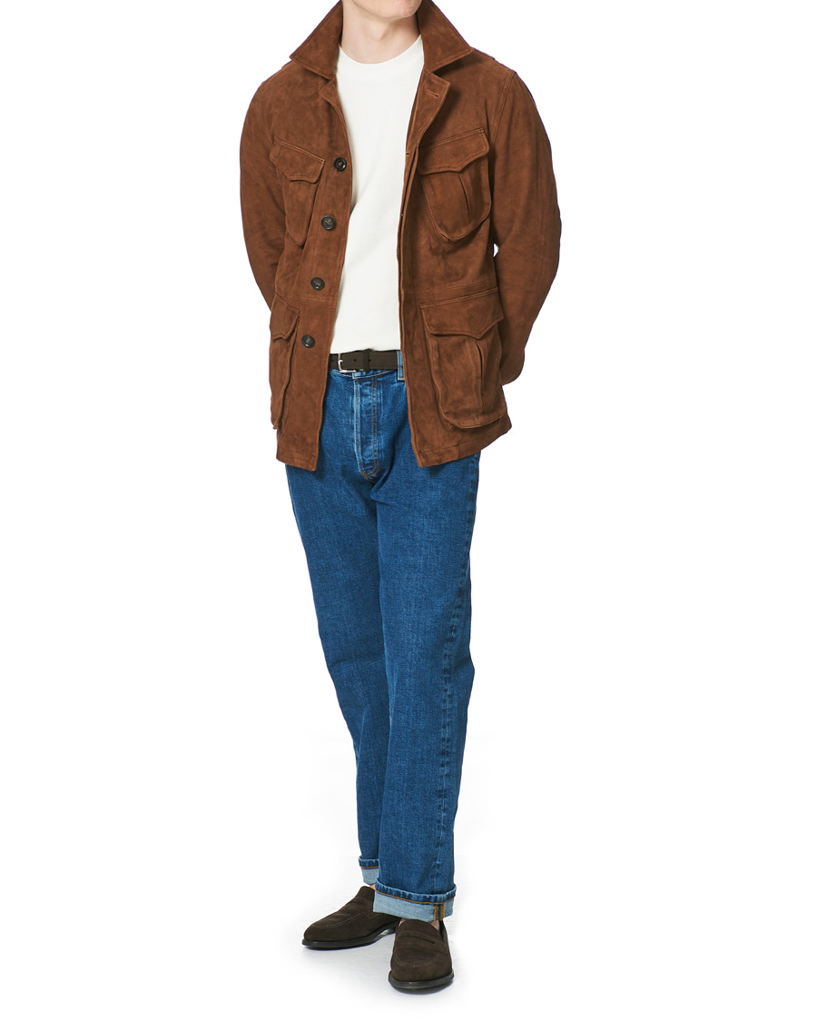 Heren | Jassen | Oscar Jacobson | Wester Sude Field Jacket Brown