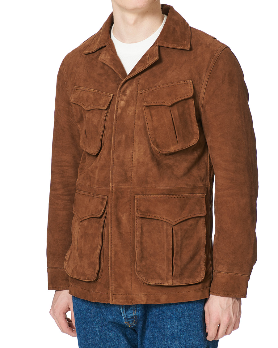 Homme | Manteaux Et Vestes | Oscar Jacobson | Wester Sude Field Jacket Brown