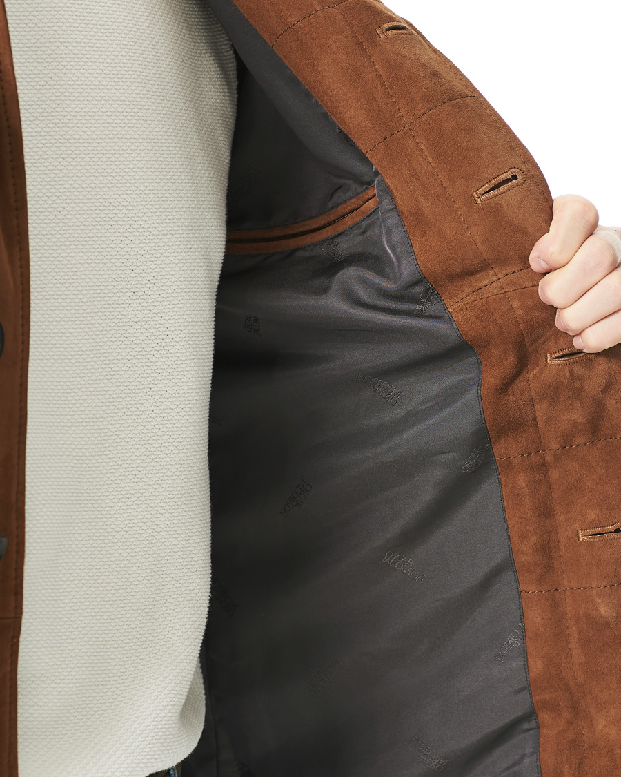 Homme | Manteaux Et Vestes | Oscar Jacobson | Wester Sude Field Jacket Brown