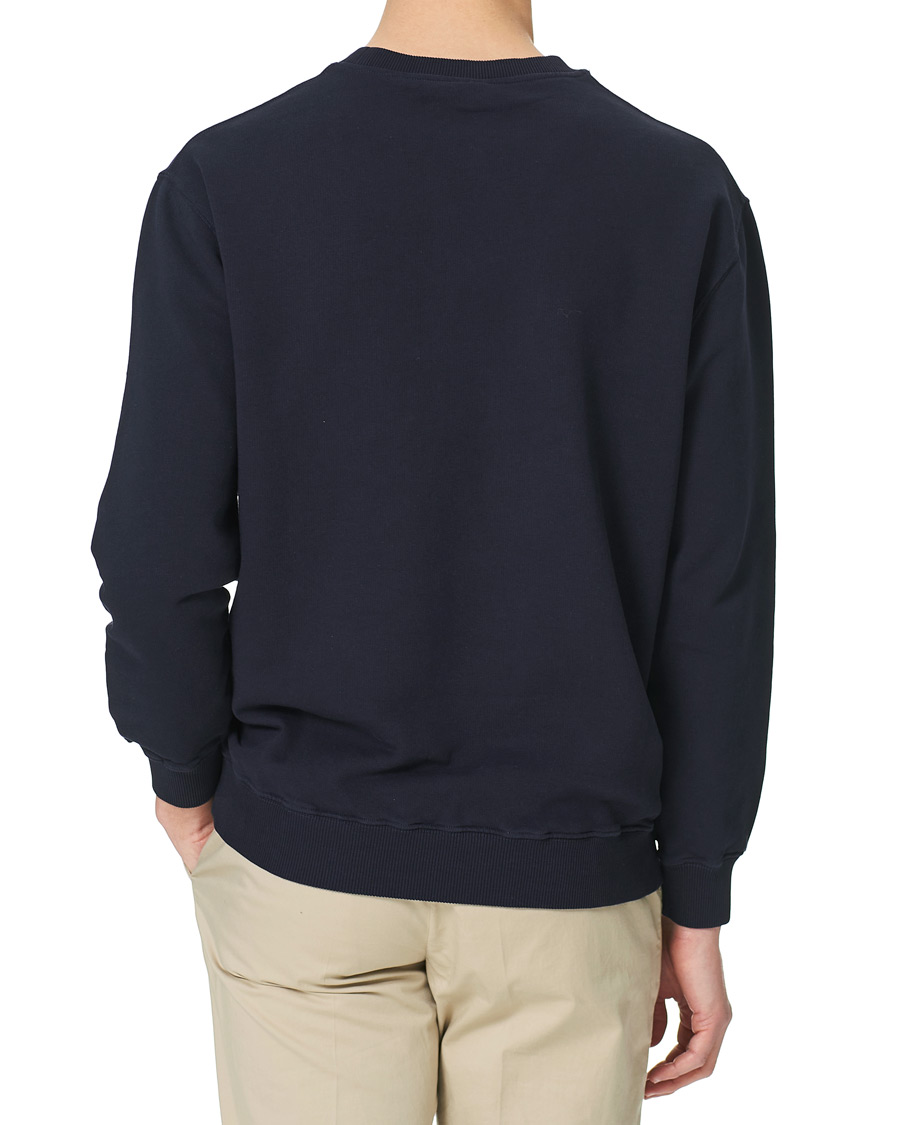Homme | Pulls Et Tricots | Oscar Jacobson | Large Shield Cotton Sweatshirt Blue