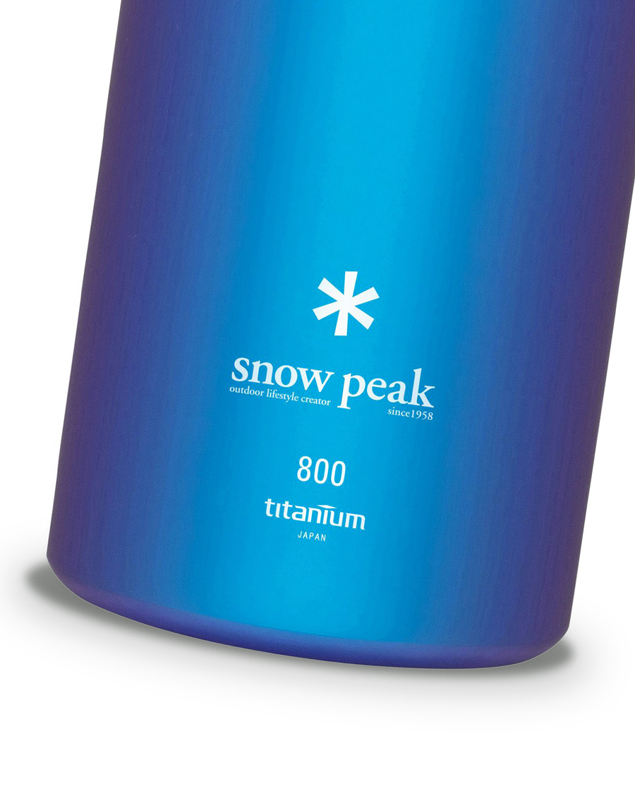 Homme | | Snow Peak | Titanium Aurora Bottle 800 Blue