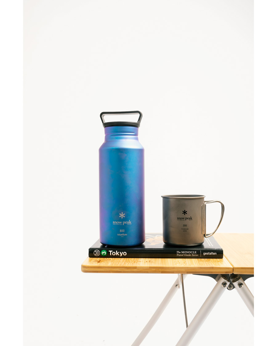 Homme | | Snow Peak | Titanium Aurora Bottle 800 Blue