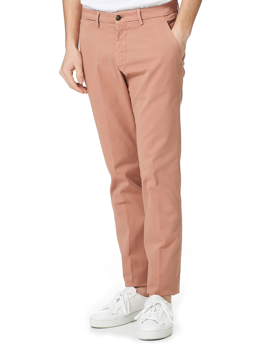 Homme | Pantalons | Briglia 1949 | Slim Fit Cotton Chinos Dusty Pink