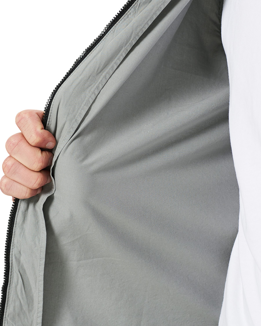 Homme | Chemises | C.P. Company | Garment Dyed Gabardine Zip Shirt Jacket Light Grey