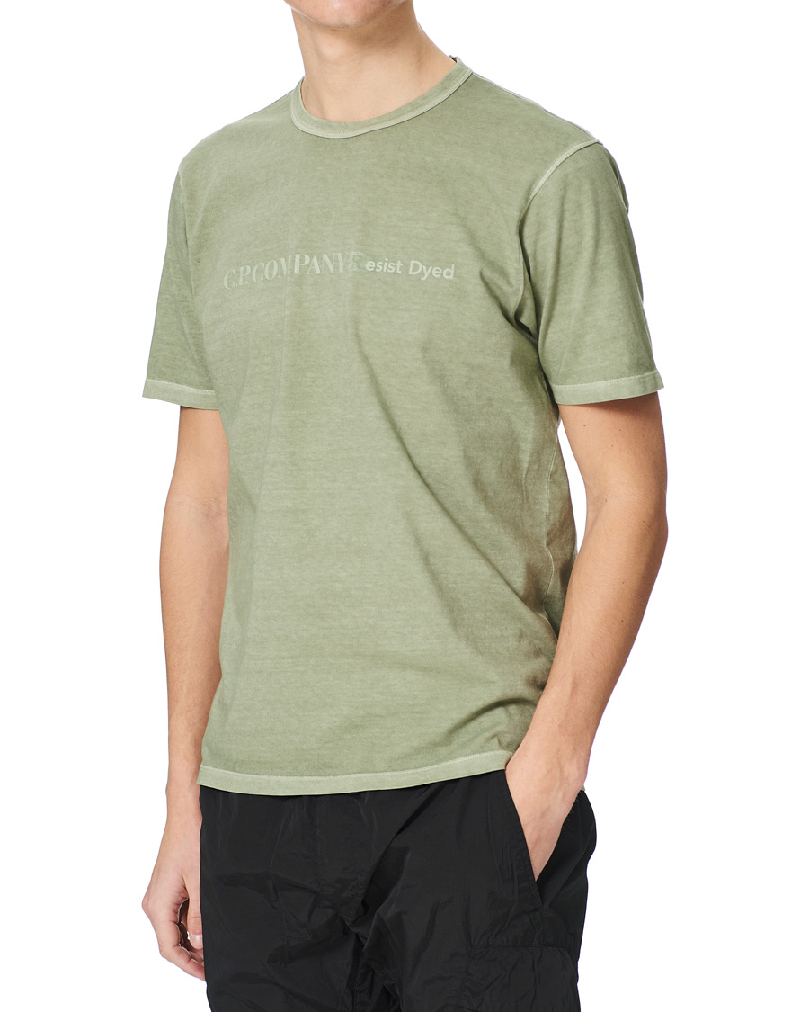 Heren | T-shirts | C.P. Company | Resist Dyed Tee Olive