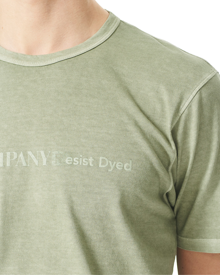 Heren | T-shirts | C.P. Company | Resist Dyed Tee Olive