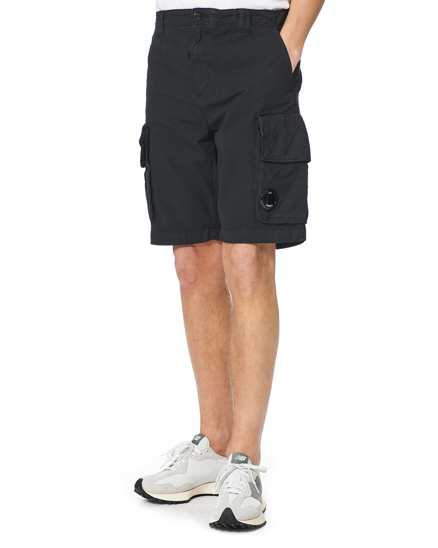 Homme | Shorts | C.P. Company | Stretch Twill Cargo Shorts Black 48