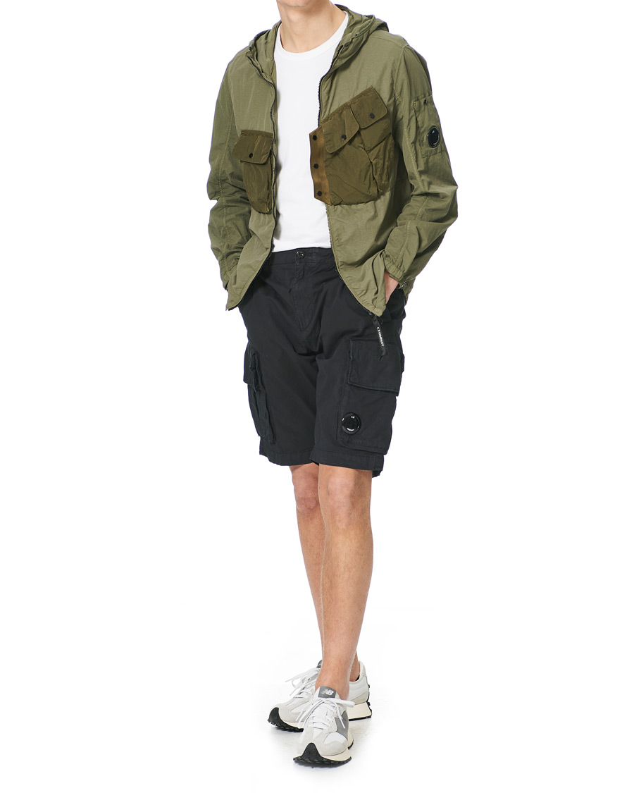 Homme | Manteaux Et Vestes | C.P. Company | Flatt Nylon Hooded Zip Jacket Olive