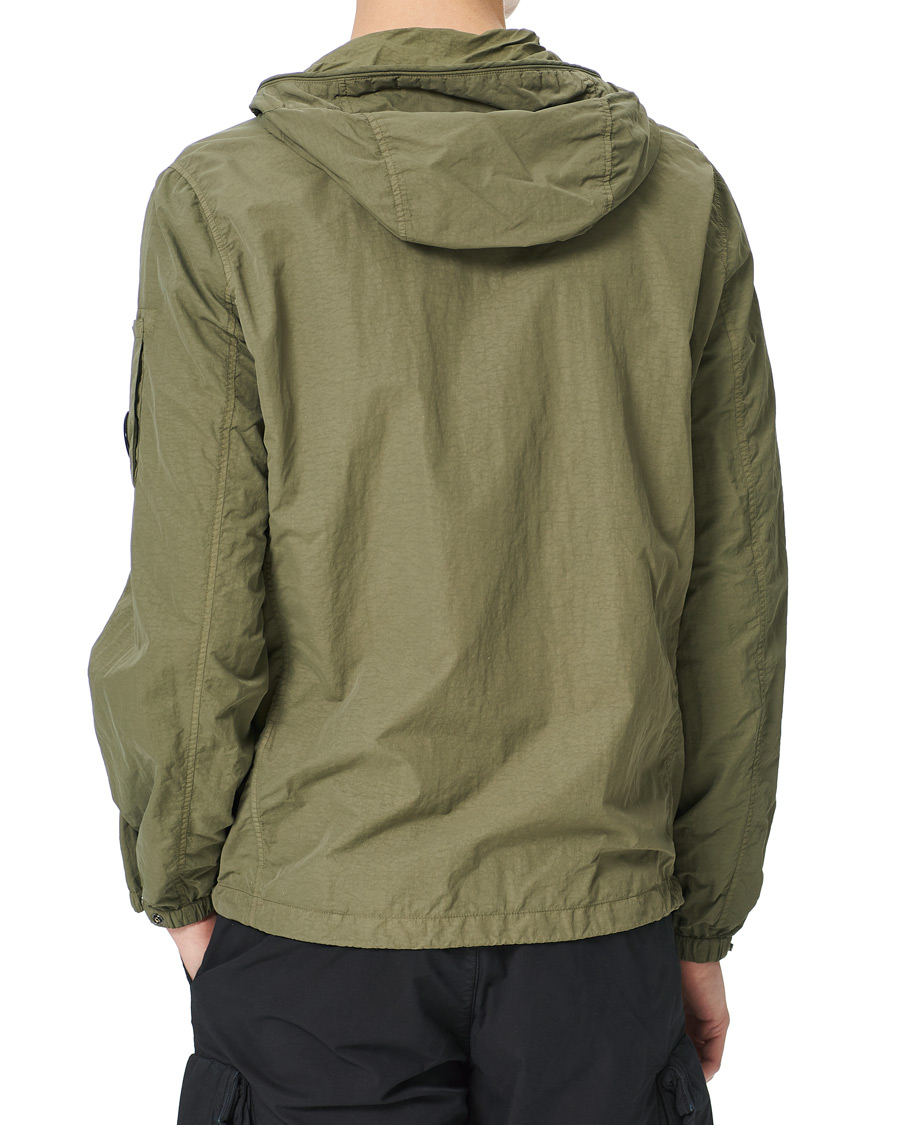 Homme | Manteaux Et Vestes | C.P. Company | Flatt Nylon Hooded Zip Jacket Olive
