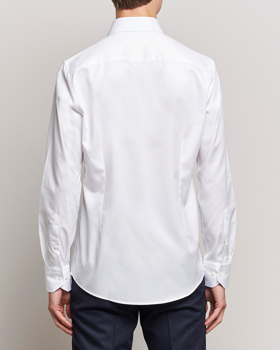 Homme | Chemises | Stenströms | Slimline Cut Away Shirt White