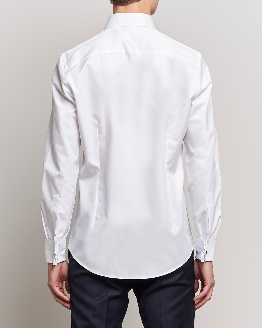 Heren | Overhemden | Stenströms | Slimline Double Cuff White