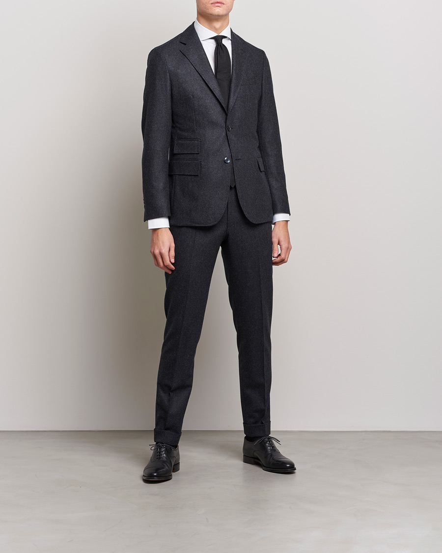 Heren | Overhemden | Stenströms | Slimline Extreme Cut Away Shirt White