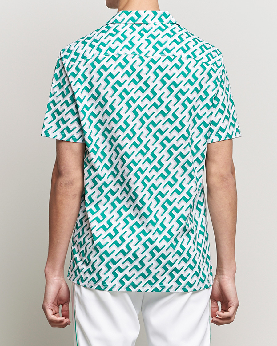 Homme | Chemises | J.Lindeberg | Resort Regular Fit Golf Shirt Green Bridge Monogram