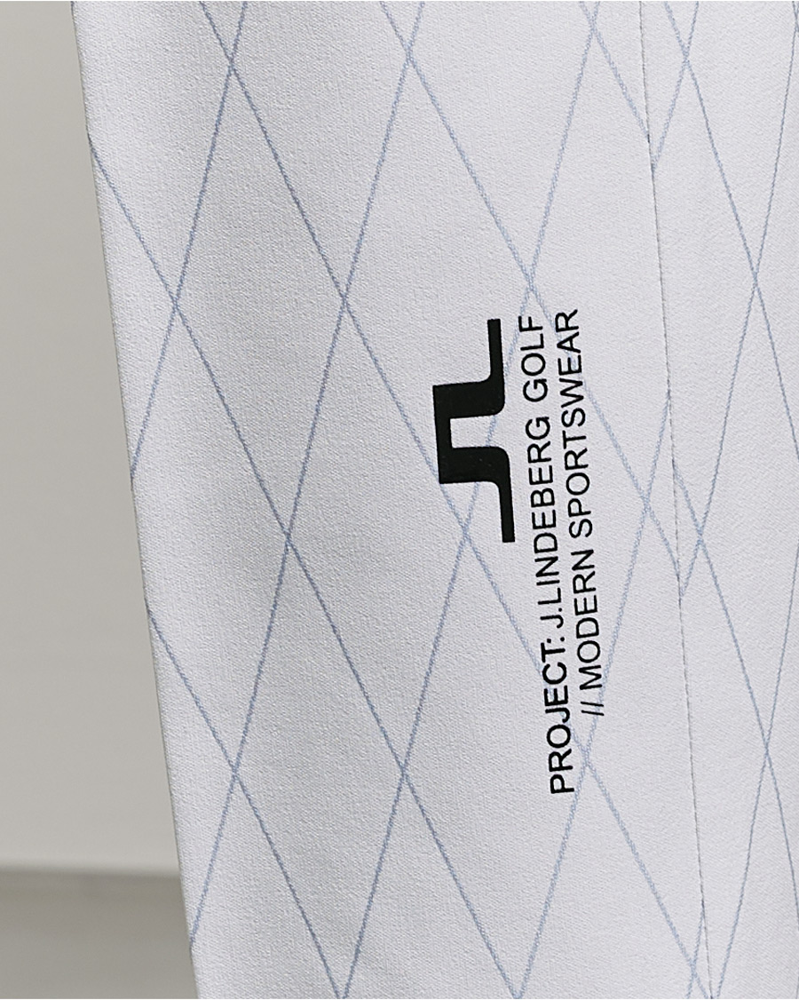Heren | Broeken | J.Lindeberg | Active Argyle Golf Pants White
