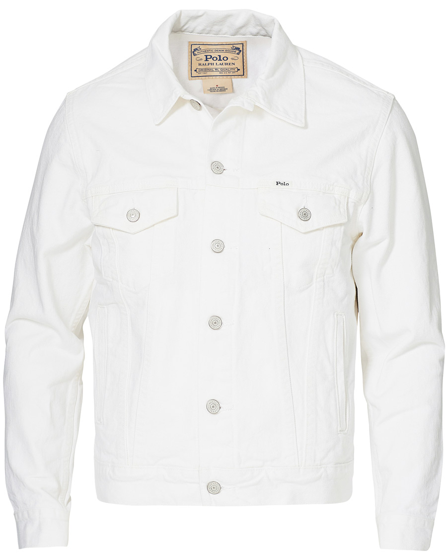 Homme | Manteaux Et Vestes | Polo Ralph Lauren | Denim & Supply Icon Trucker Denim Jacket White