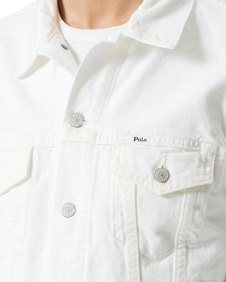 Homme | Manteaux Et Vestes | Polo Ralph Lauren | Denim & Supply Icon Trucker Denim Jacket White