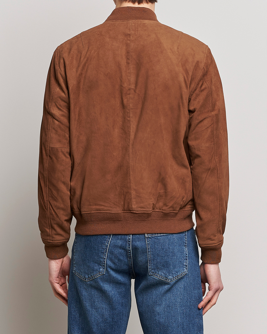 Homme | Manteaux Et Vestes | Polo Ralph Lauren | Gunners Lined Suede Bomber Jacket Country Brown